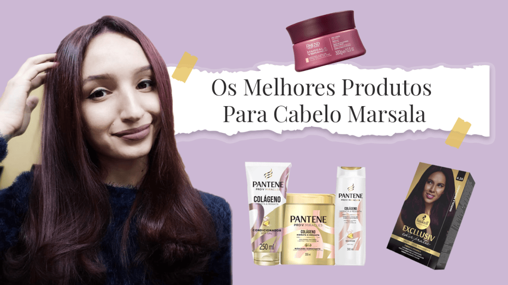 Os melhores produtos para cabelo&nbsp;marsala